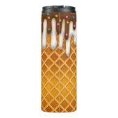 Bouteilles Isothermes Ice Cream Drip Gaufle Cone Chocolate And Vanilla (Dos)