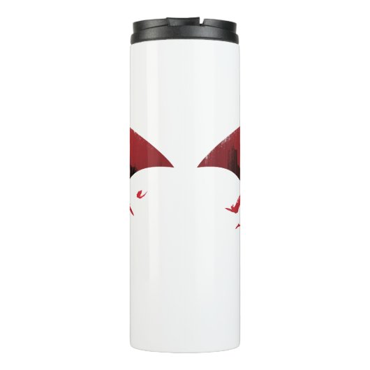 Bouteilles Isothermes Icône gotham de Batman Crimson (Dos)