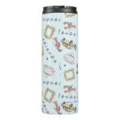 Bouteilles Isothermes Icônes d'aquarelle FRIENDS™ Motif (Dos)