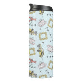 Bouteilles Isothermes Icônes d'aquarelle FRIENDS™ Motif (Tourné sur la droite)