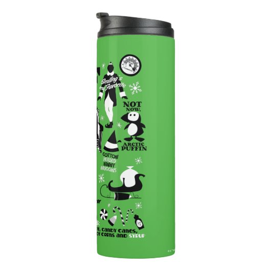 Bouteilles Isothermes Icônes Elf et citations de films (Tourné sur la droite)