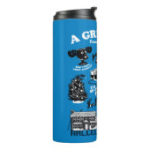 Bouteilles Isothermes Icônes et citations de vacances de Noël (Tourné sur la gauche)