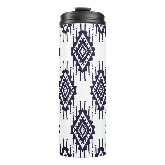 Bouteilles Isothermes Ikat Boho Aztec Textile Motif (Devant)