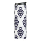 Bouteilles Isothermes Ikat Boho Aztec Textile Motif (Tourné sur la gauche)