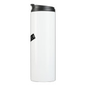 Bouteilles Isothermes Il Lui Son Étiquette Noir Rétro (Tourné sur la droite)