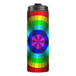 Bouteilles Isothermes Illusion Optique Arc-en-ciel Température Tumbler
