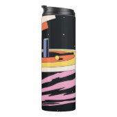 Bouteilles Isothermes Illustration Abstraite de l'espace psychédélique, (Tourné sur la droite)