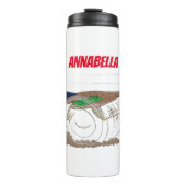 Bouteilles Isothermes Illustration amusante de la caricature d'oiseau du (Devant)