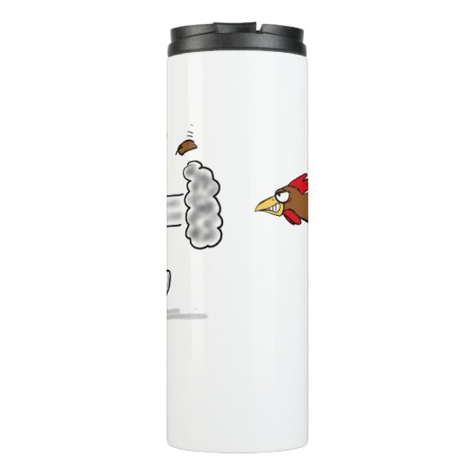 Bouteilles Isothermes Illustration amusante de poulet cool (Dos)