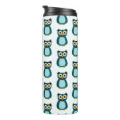 Bouteilles Isothermes Illustration Blue Owl (Tourné sur la droite)
