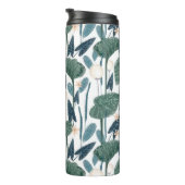 Bouteilles Isothermes Illustration botanique Plante Maman Monogramme (Tourné sur la droite)