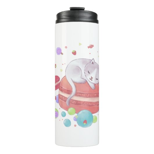 Bouteilles Isothermes Illustration Chat & Sweets (Devant)