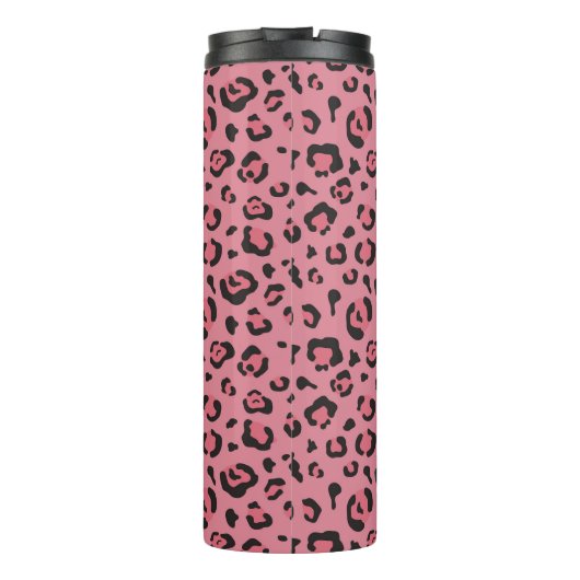Bouteilles Isothermes Illustration d'animal de rose de léopard (Dos)