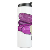 Bouteilles Isothermes Illustration d'aubergine (Tourné sur la gauche)
