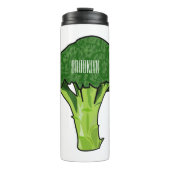 Bouteilles Isothermes Illustration de Broccoli (Devant)