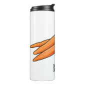 Bouteilles Isothermes Illustration de carotte (Tourné sur la gauche)