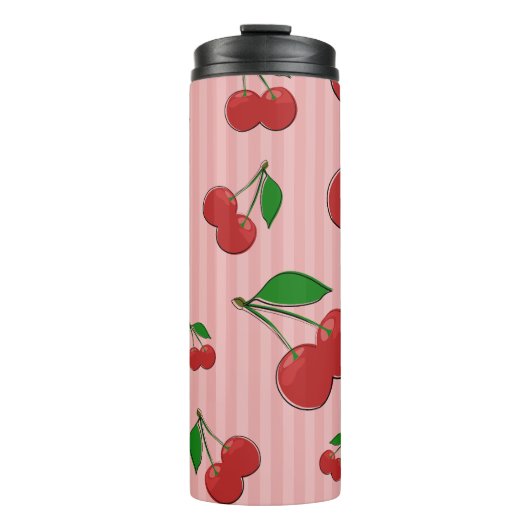Bouteilles Isothermes Illustration de cerises (Devant)