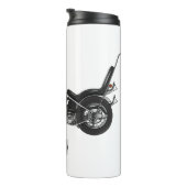 Bouteilles Isothermes Illustration de Chopper Motorcycle 1950 (Tourné sur la droite)