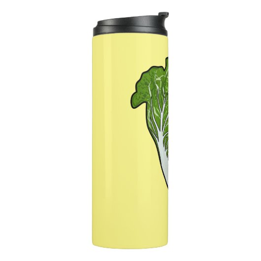 Bouteilles Isothermes Illustration de chou chinois (Tourné sur la gauche)