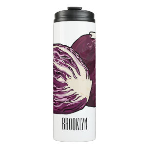 Bouteilles Isothermes Illustration de chou rouge
