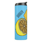 Bouteilles Isothermes Illustration de citron (Tourné sur la gauche)
