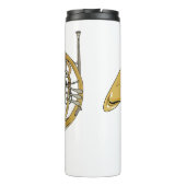 Bouteilles Isothermes Illustration de corne française (Dos)