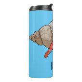 Bouteilles Isothermes Illustration de crabe ermite (Tourné sur la gauche)