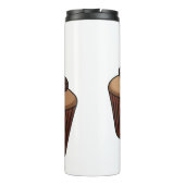 Bouteilles Isothermes Illustration de Cupcake (Dos)