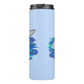 Bouteilles Isothermes Illustration de dauphins heureux adorables (Dos)