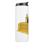 Bouteilles Isothermes Illustration de dessin animé Bulldozer (Tourné sur la gauche)