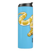 Bouteilles Isothermes illustration de dessin animé de serpent python bir (Tourné sur la gauche)