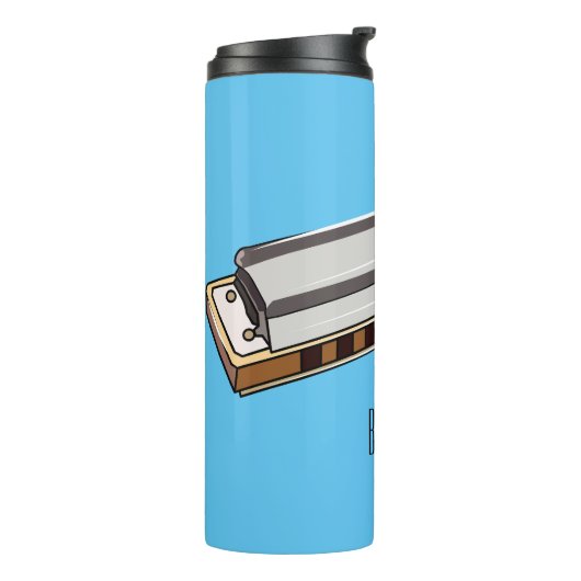 Bouteilles Isothermes Illustration de dessin d'Harmonica (Tourné sur la gauche)