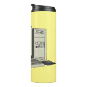 Bouteilles Isothermes Illustration de dessin sur ordinateur (Tourné sur la droite)