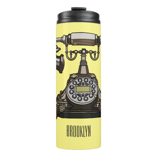 Bouteilles Isothermes Illustration de dessin téléphonique (Devant)