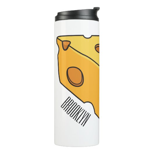 Bouteilles Isothermes Illustration de fromage (Tourné sur la gauche)