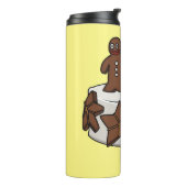 Bouteilles Isothermes Illustration de gâteau de pain d'épices (Tourné sur la gauche)