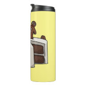 Bouteilles Isothermes Illustration de gâteau de pain d'épices (Tourné sur la droite)