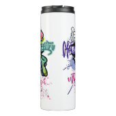 Bouteilles Isothermes Illustration de graffiti avec lettres de graffitis (Dos)