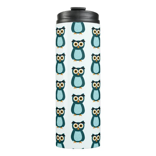 Bouteilles Isothermes illustration de Hibou Bleu (Devant)