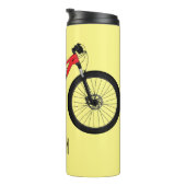 Bouteilles Isothermes Illustration de la bande dessinée de vélo (Tourné sur la droite)