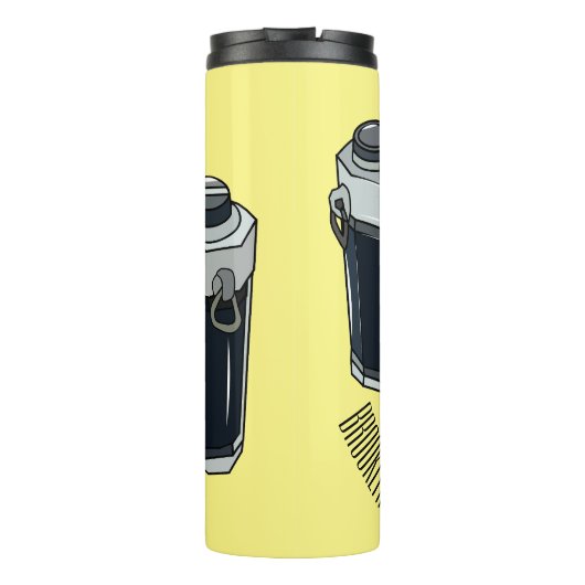 Bouteilles Isothermes Illustration de la caméra (Dos)