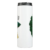 Bouteilles Isothermes Illustration de la caricature de poisson de combat (Dos)