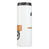 Bouteilles Isothermes Illustration de la carotte de vélo (Dos)