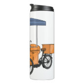 Bouteilles Isothermes Illustration de la carotte de vélo (Tourné sur la droite)