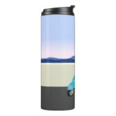 Bouteilles Isothermes Illustration de la lune de scooter Zebra Print (Tourné sur la gauche)