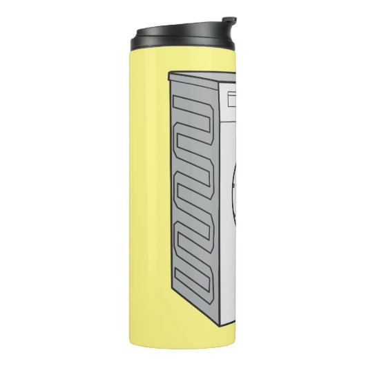 Bouteilles Isothermes Illustration de la machine à laver (Tourné sur la gauche)