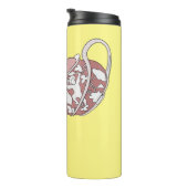 Bouteilles Isothermes Illustration de la série Teacup (Tourné sur la droite)