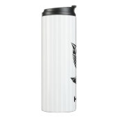 Bouteilles Isothermes Illustration de l'aigle monogrammé (Tourné sur la gauche)