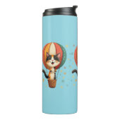 Bouteilles Isothermes Illustration de l'aventure de Calico Cat (Tourné sur la gauche)