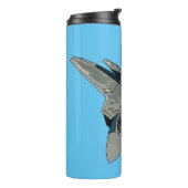 Bouteilles Isothermes Illustration de l'avion de chasse (Tourné sur la gauche)